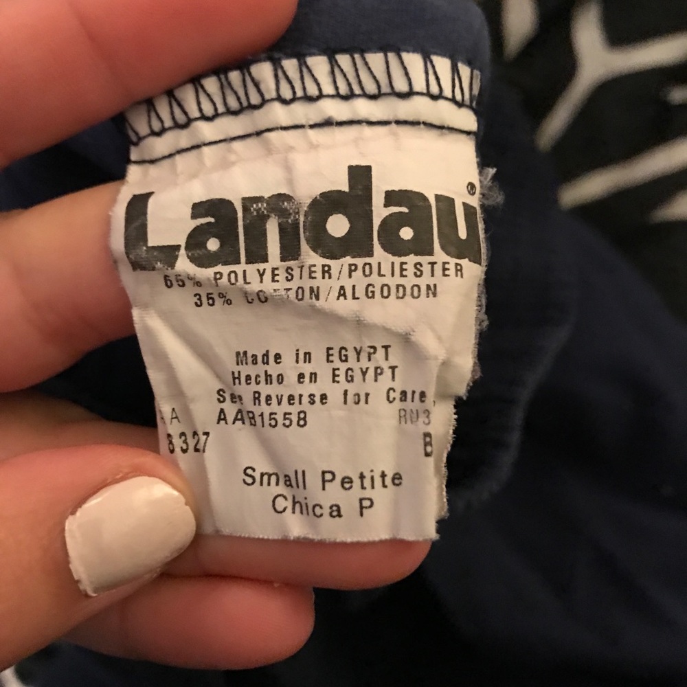 Landau Navy Scrub Pants - Picture 2 of 3